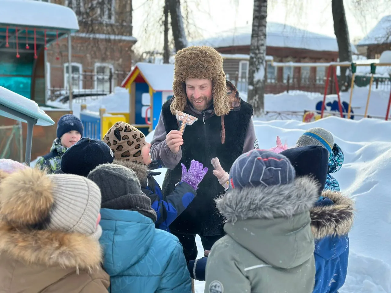 В нашем детском саду прошли «Зимние забавы»! ❄️