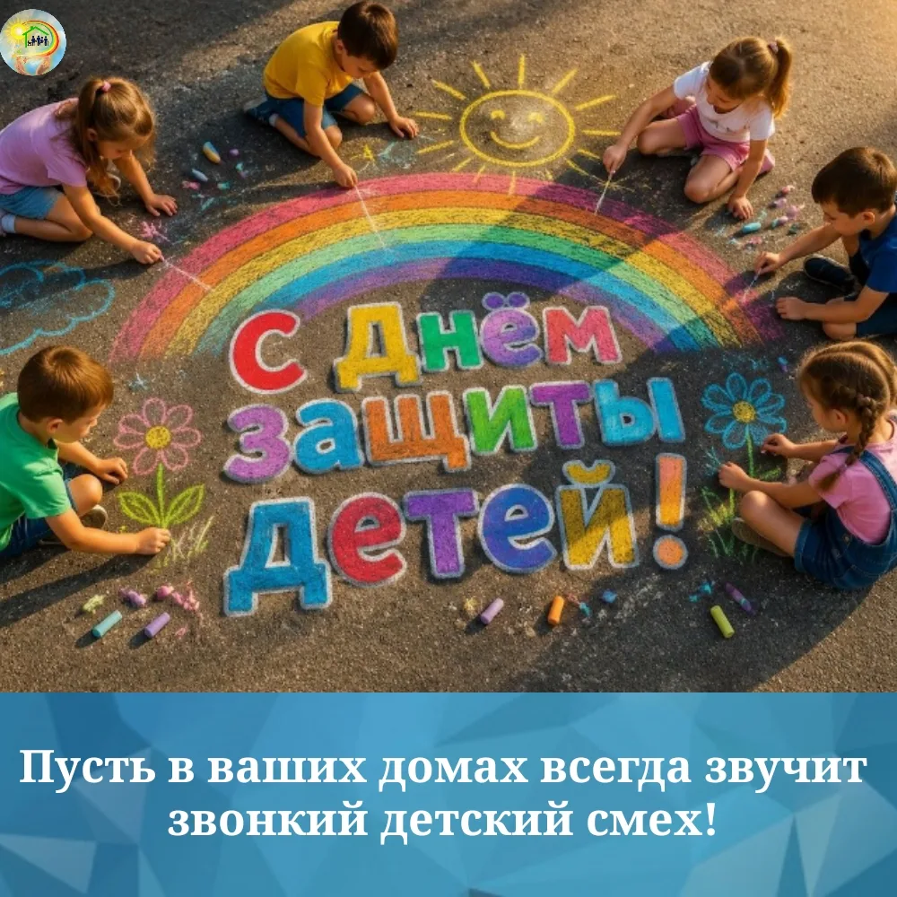 🎉 С первым днём лета и Днём защиты детей!