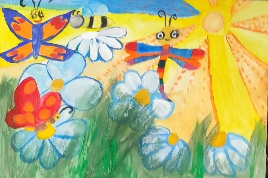 🎨 Ребята из детского объединения «Семь цветов радуги» (педагог Земфира Абдурахмановна ...