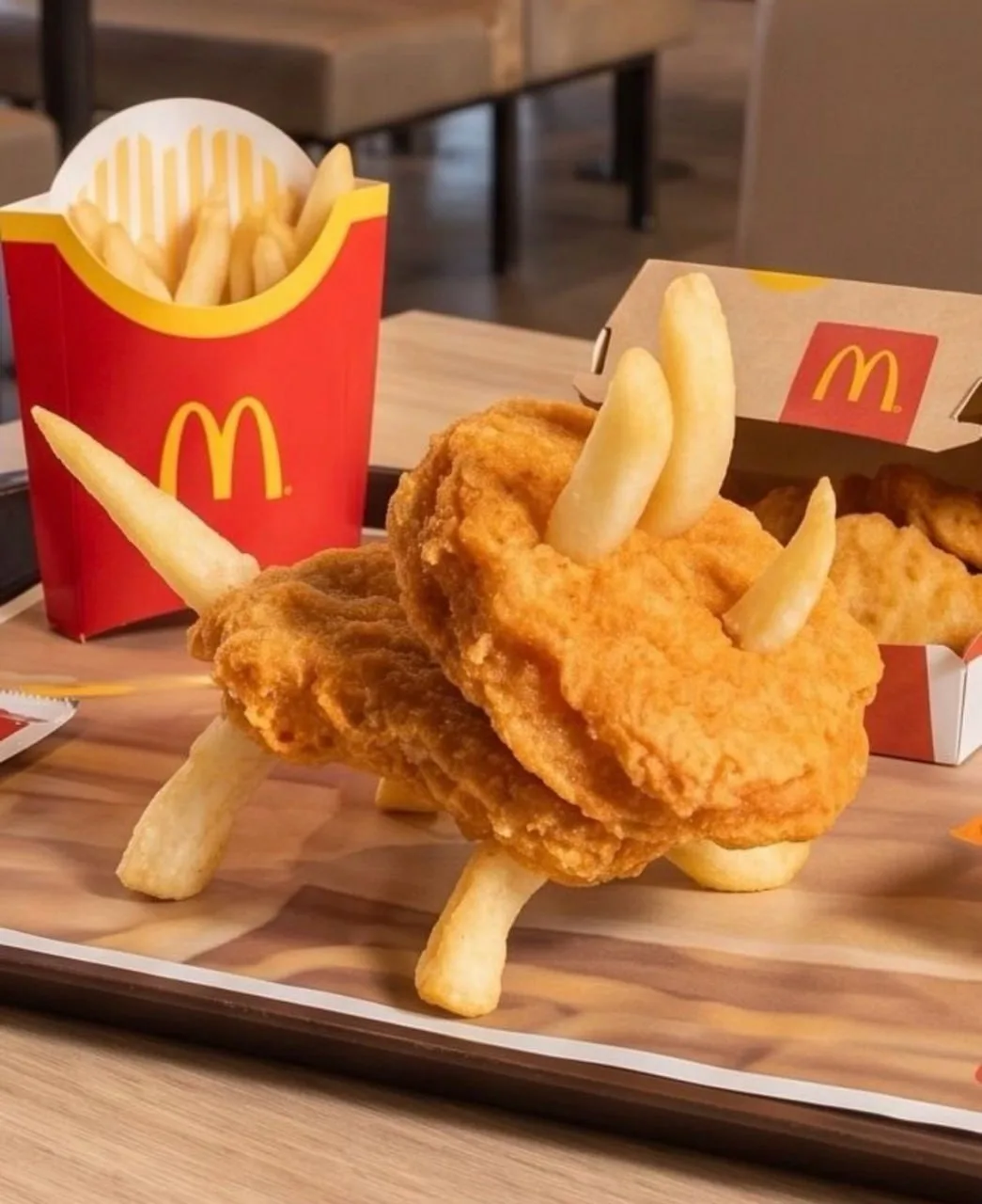 🦖 McDonald's превратил наггетсы в конструктор