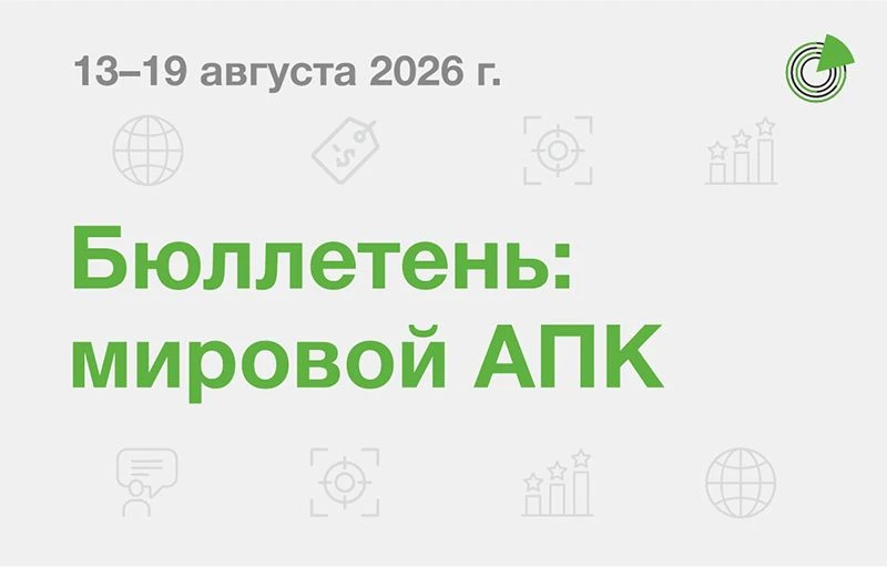 ‼️ Цены на мировых рынках АПК за 13–19 августа и ключевые факторы ценообразования: ситу...
