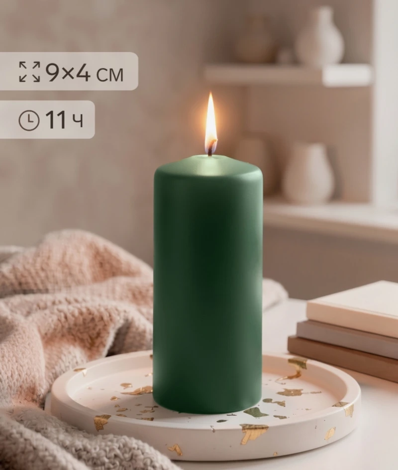 Свеча 4*9 см.