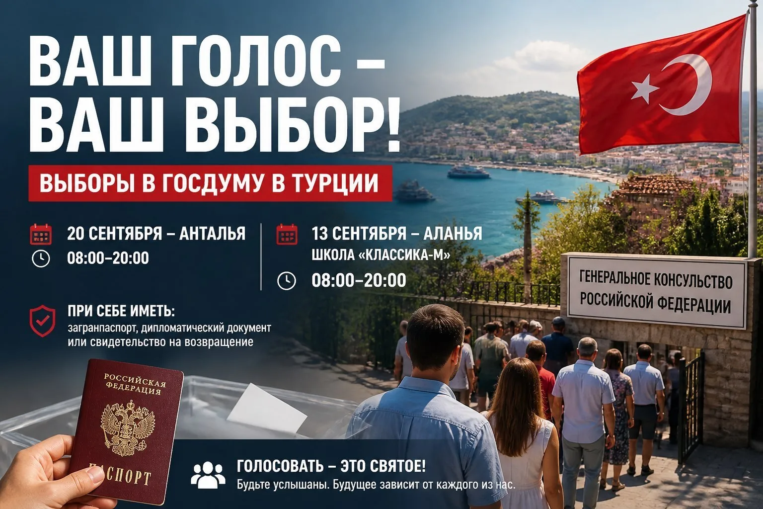 🇷🇺 Выборы в Госдуму: где проголосовать в Турции

🌐 Нашёл на просторах интернета: Генконсульство Р