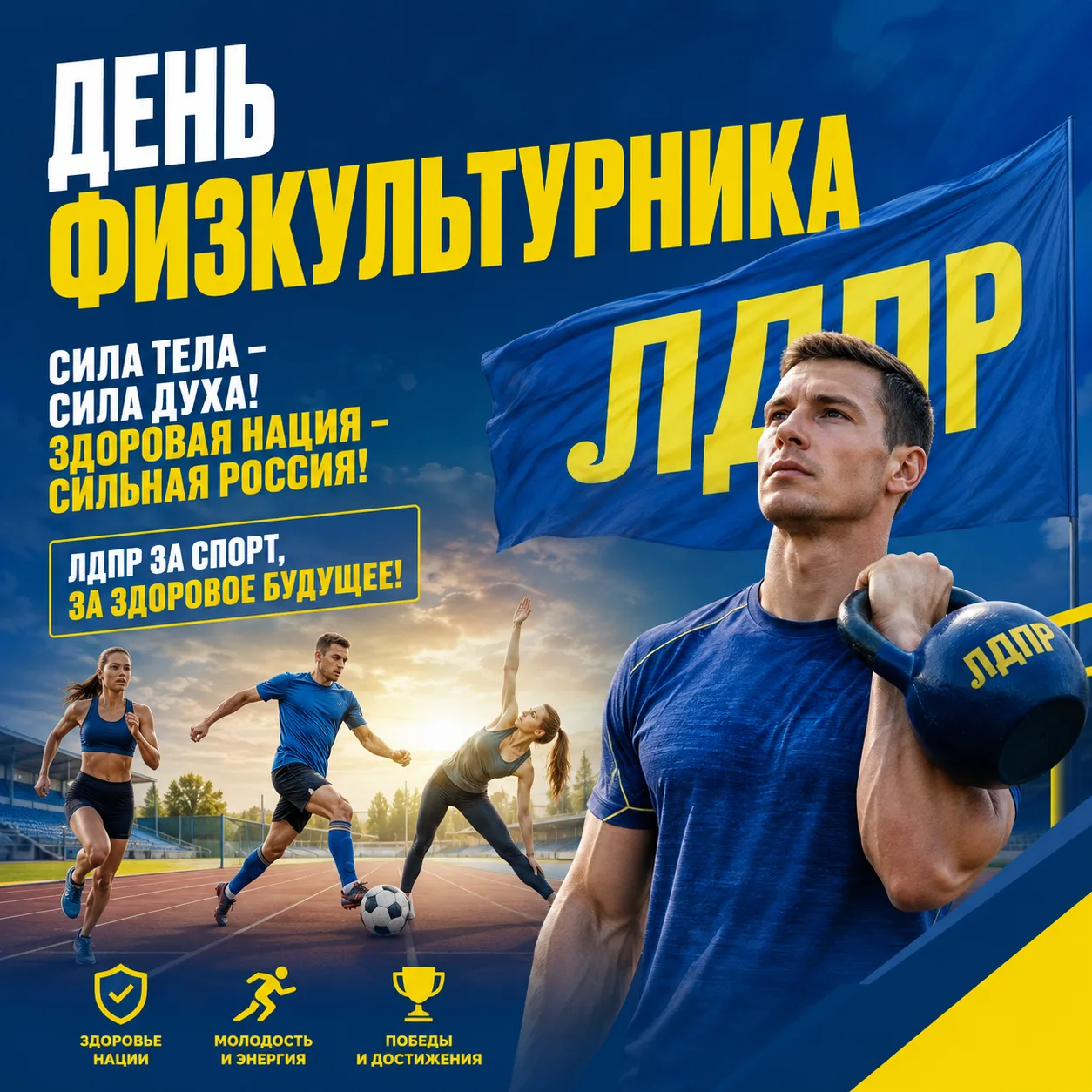 С Днём физкультурника! 💪