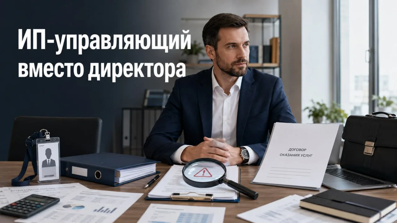 ⚖️ ИП-управляющий вместо генерального директора: законно ли это?