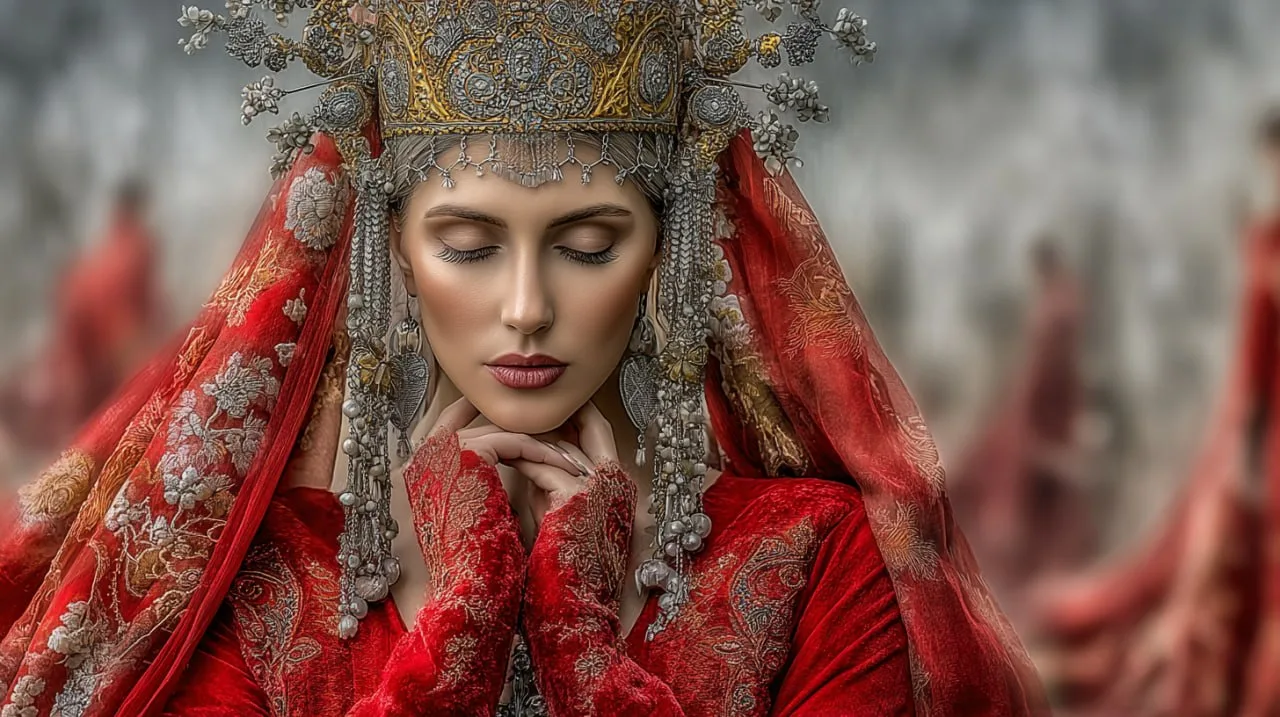 Аристократизм в красном...