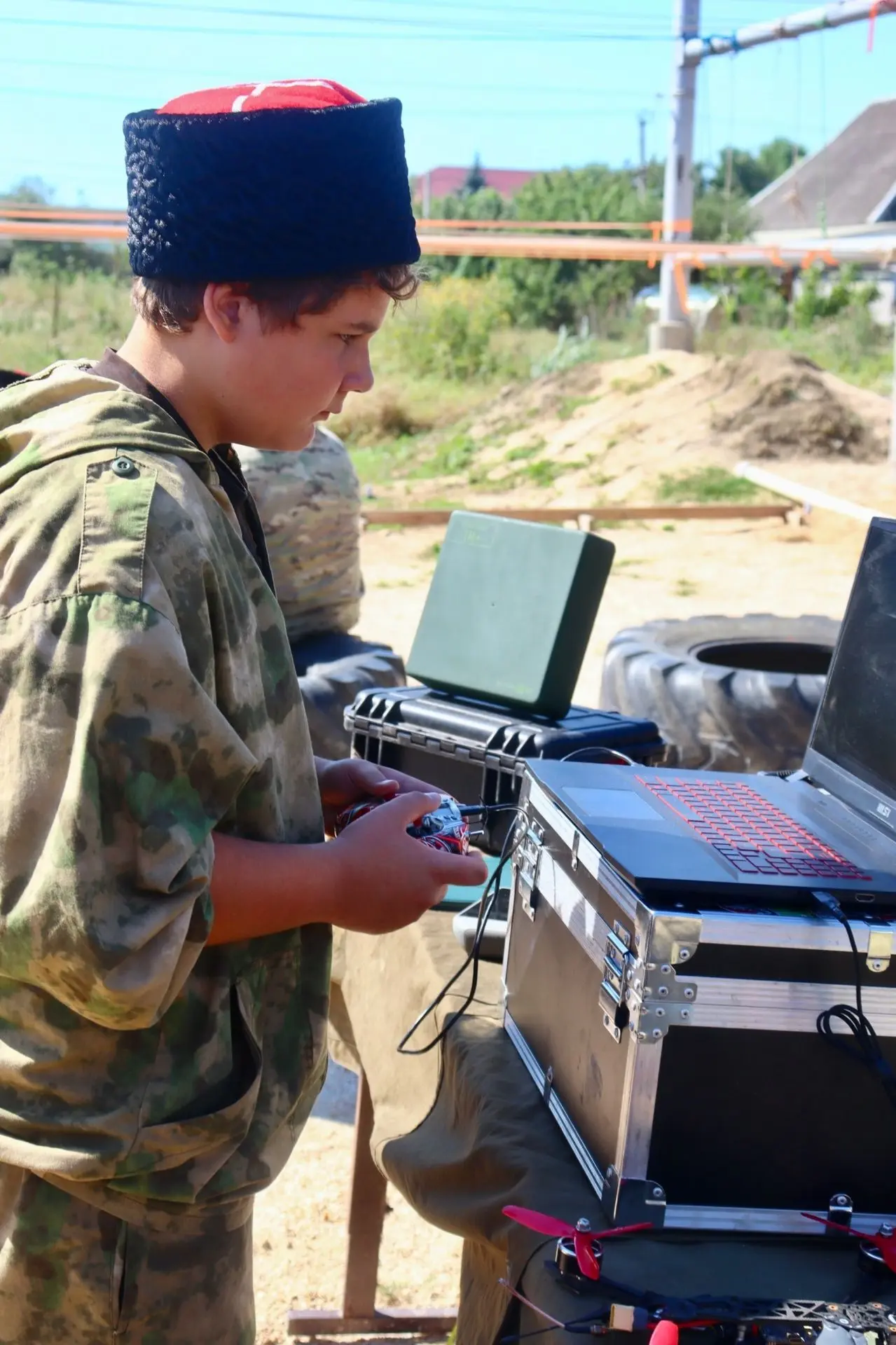 Участие обучающихся школ Красноармейского района в военно-полевых сборах Кубанского каз...