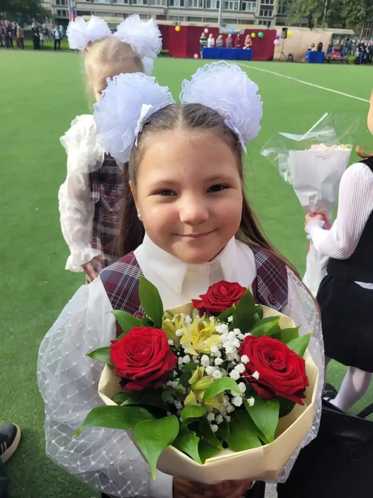 Сегодня наши выпускники стали первоклашками💐