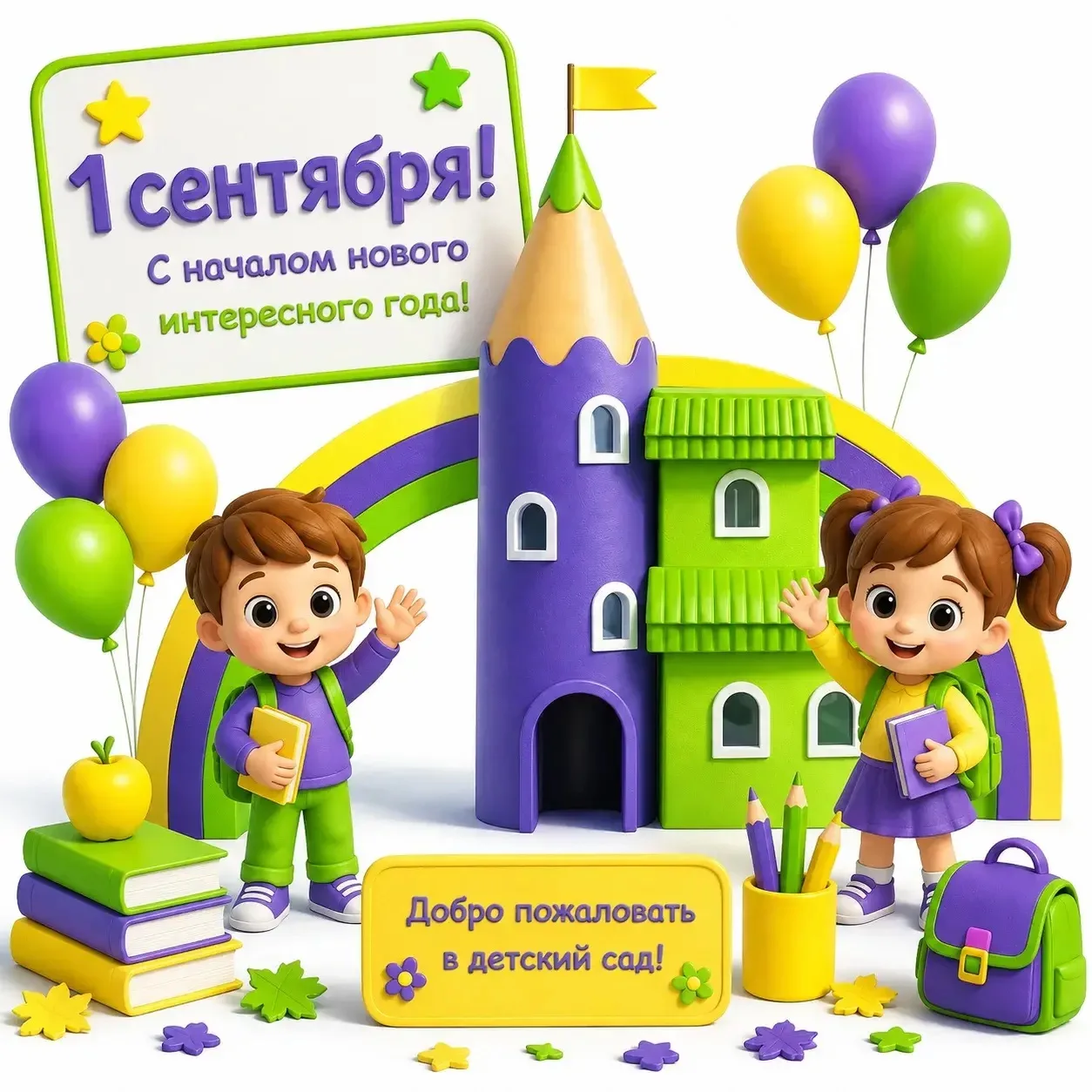 🔔 С Первым сентября! С Днём знаний! 🎉
