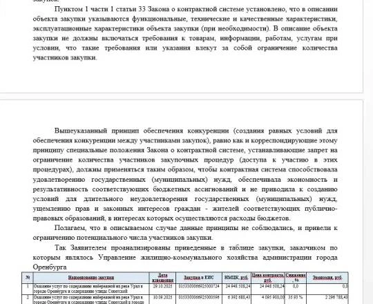 🧹Госзакупку на 116 млн на содержание Советской и набережной в Оренбурге приостановили ...