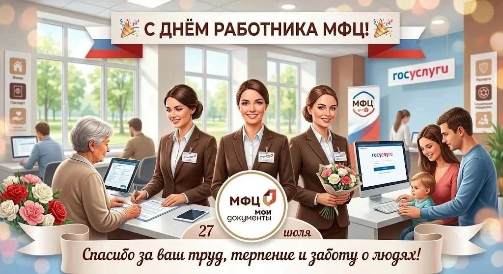 💥 Дорогие сотрудники МФЦ! С профессиональным праздником!

За время своей работы вы стали для жителе