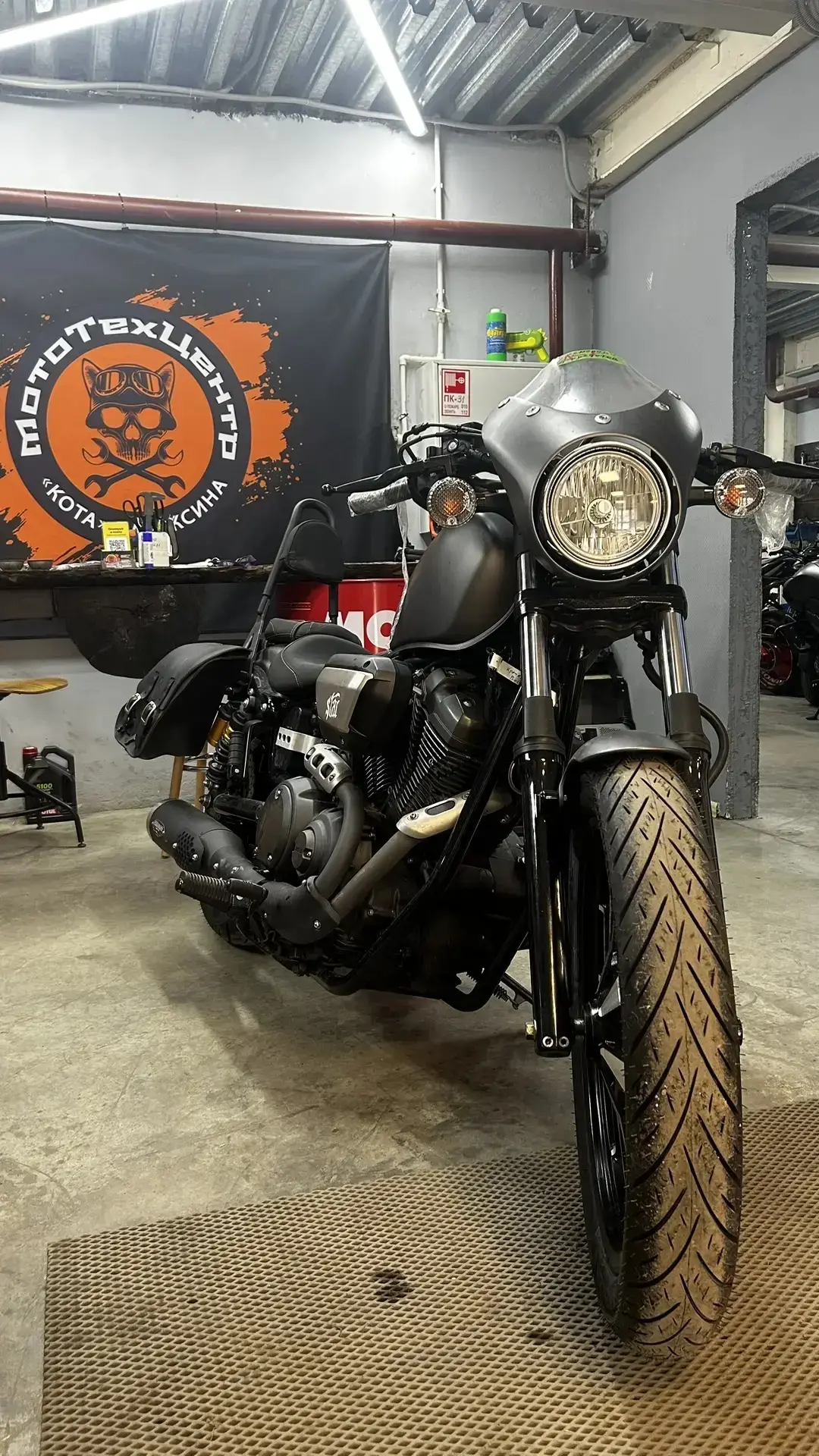 Регламентный осмотр Yamaha XV 950 Bolt