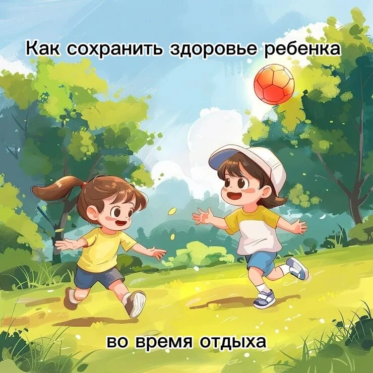 🌿РЕКОМЕНДАЦИИ ГРАЖДАНАМ: Как сохранить здоровье ребенка во время отдыха🌿