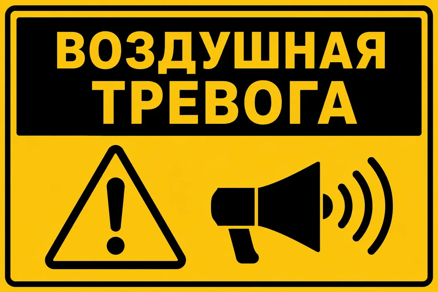 ❗️❗️❗️❗️‼️ Внимание, воздушная тревога‼️