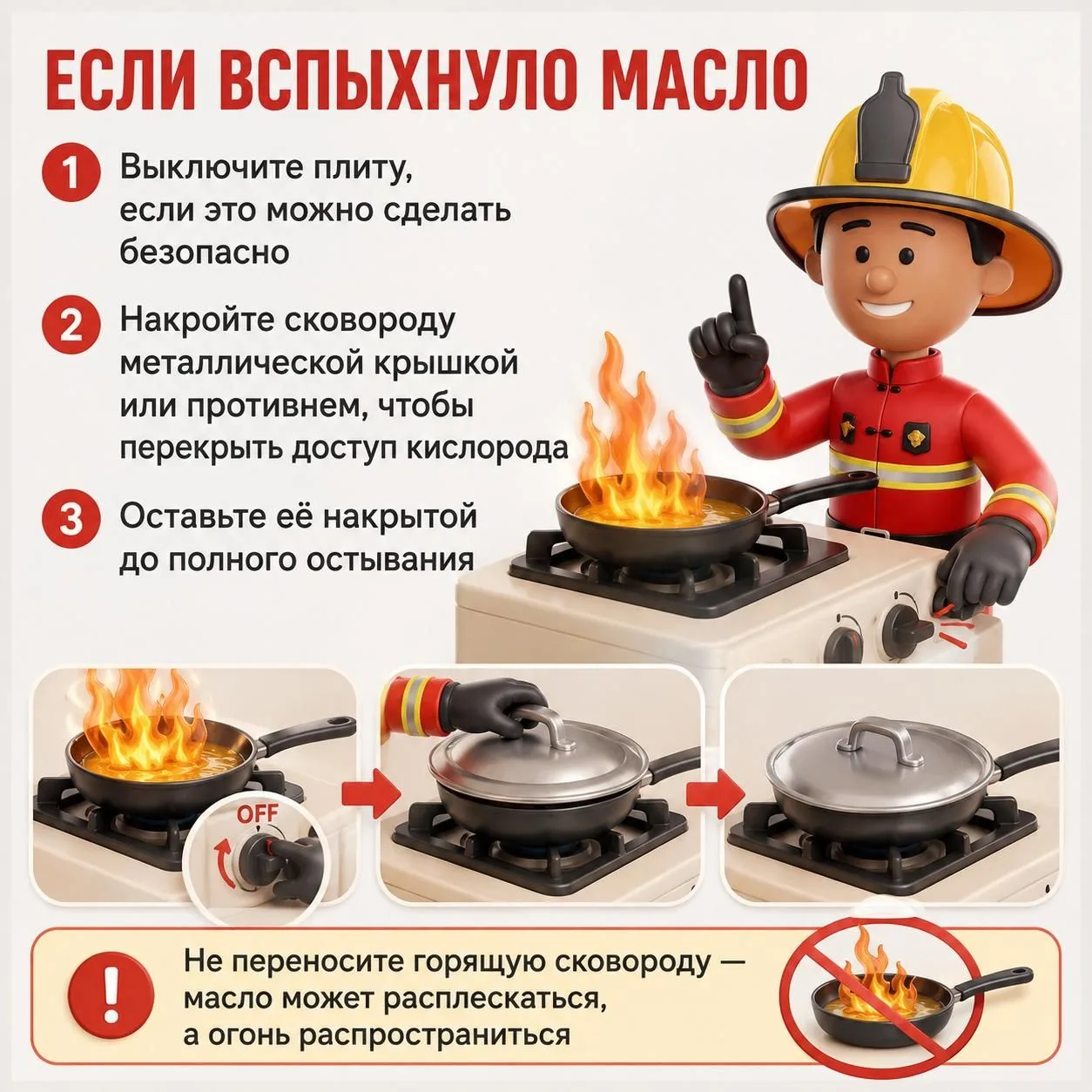 Одна секунда — и обычная готовка превращается в опасную ситуацию