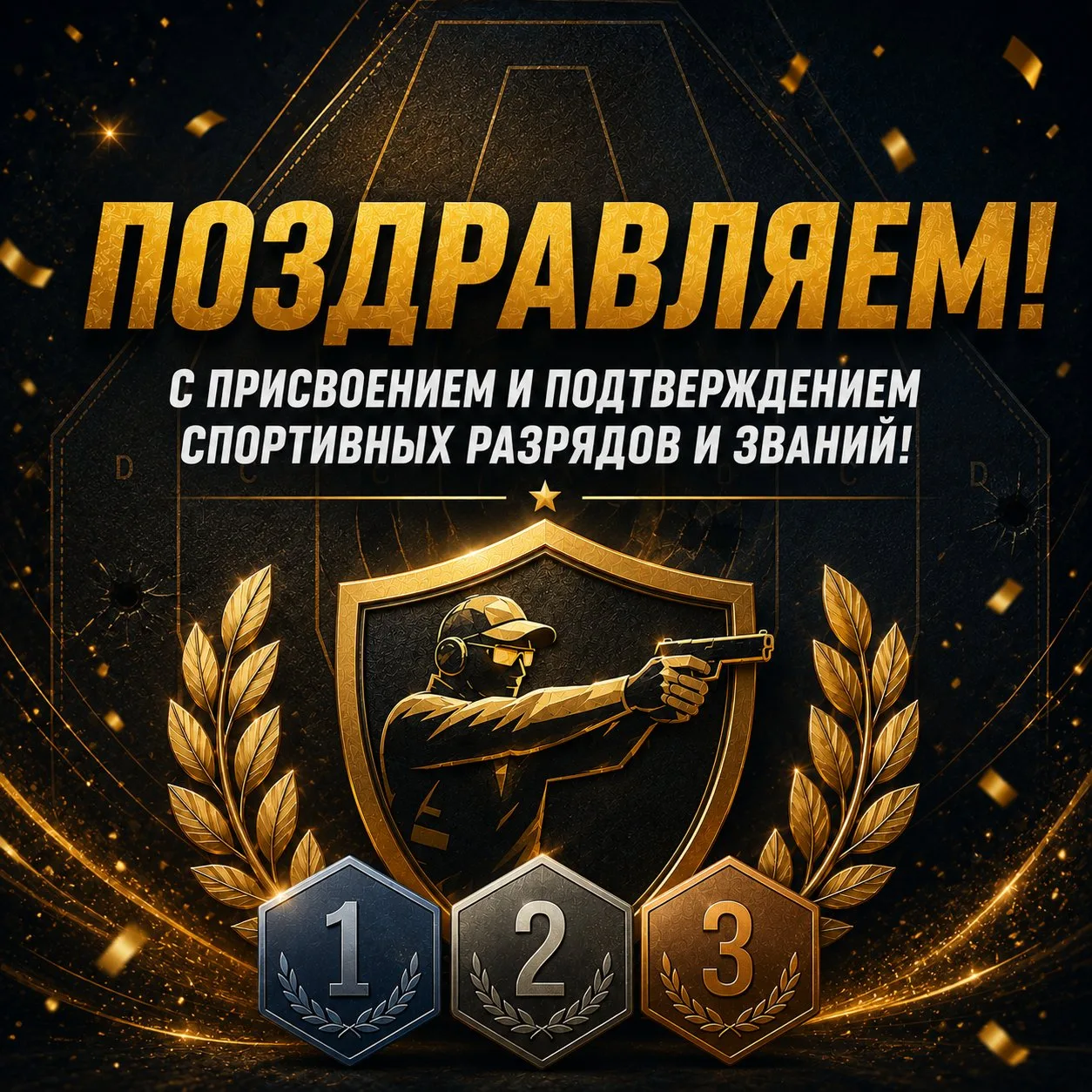 Федерация практической стрельбы города Москвы поздравляет спортсменов с заслуженными ре...