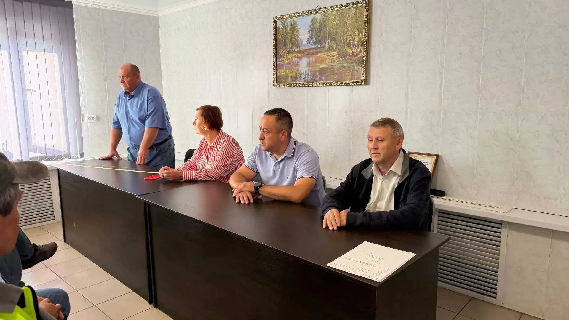 В Оконешниковском районе продолжается развитие дорожной инфраструктуры