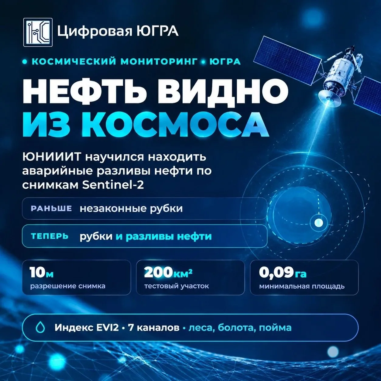 🌏 Нефть видно из космоса