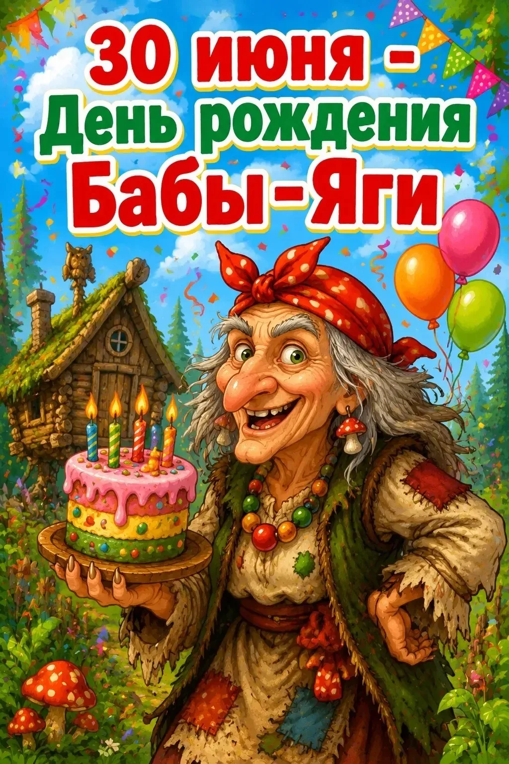 День рождения Бабы Яги - 30 июня