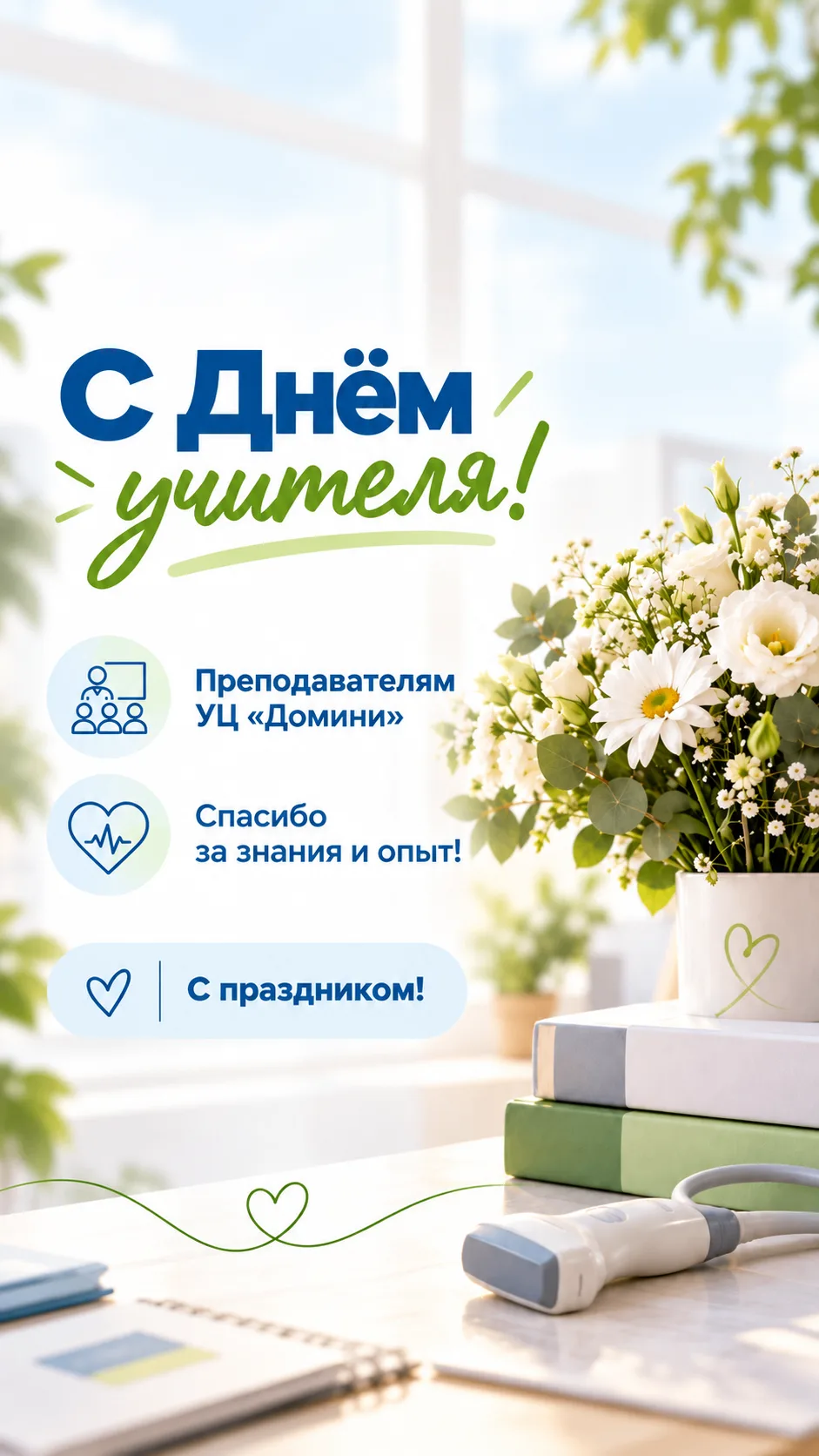 💙 С Днём учителя!