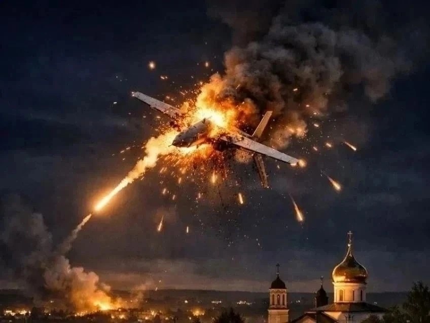 ‼️💥Вражеские БПЛА сбили сегодня ночью над Липецкой областью, — Минобороны.