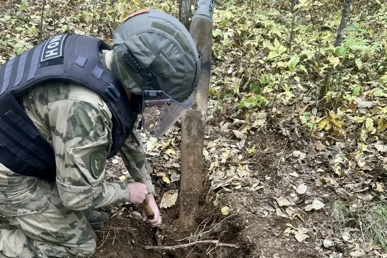 Боевой снаряд нашли при укладке газовой трубы в Облученском районе ЕАО