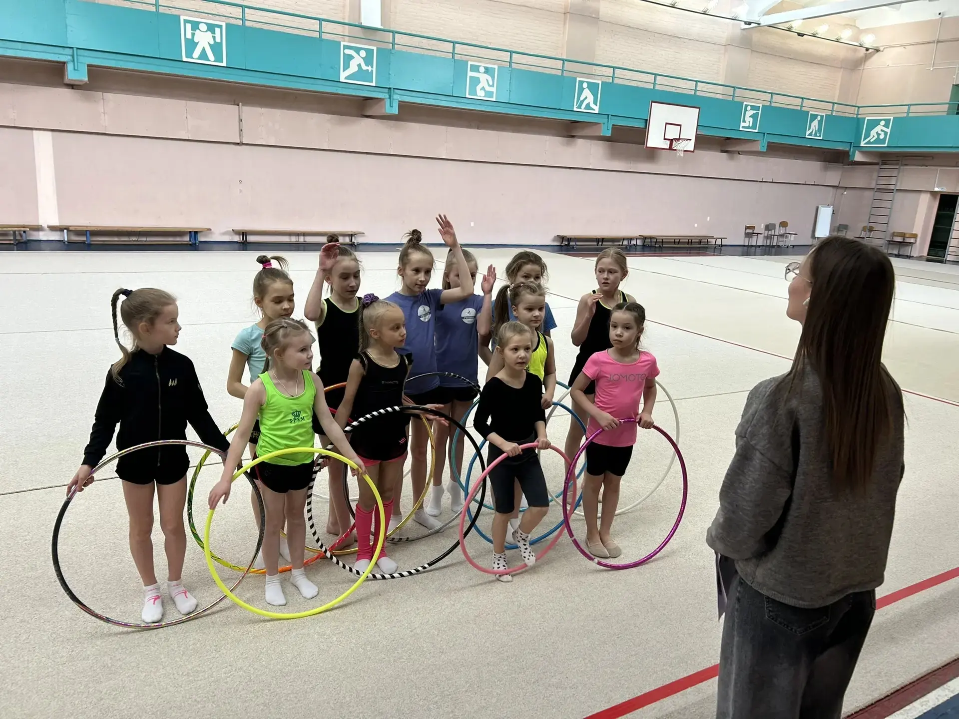 🤸‍♀️ ГТО шагает по отделению художественной гимнастики!