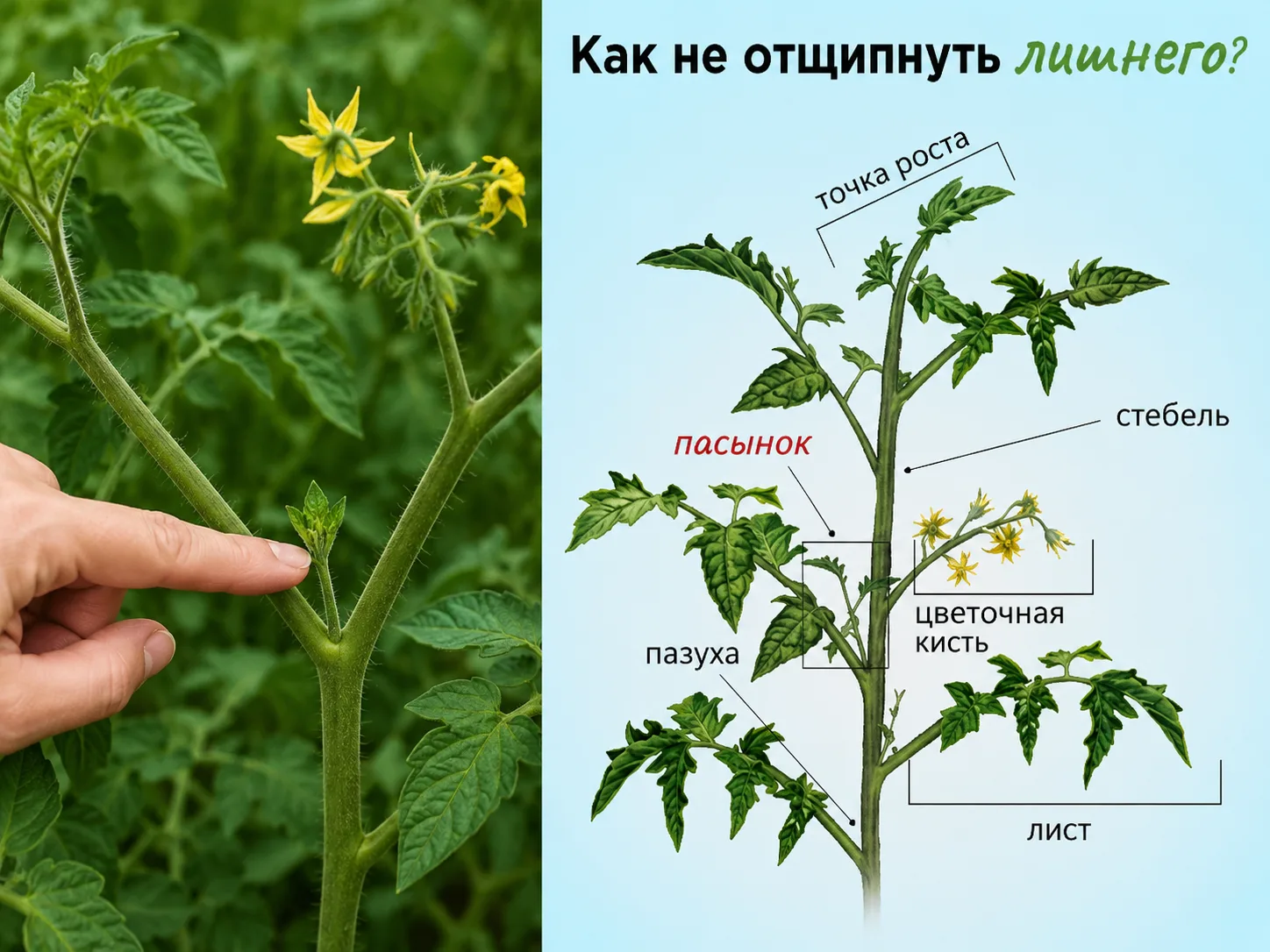 🍅 Пасынки удалять или оставить?