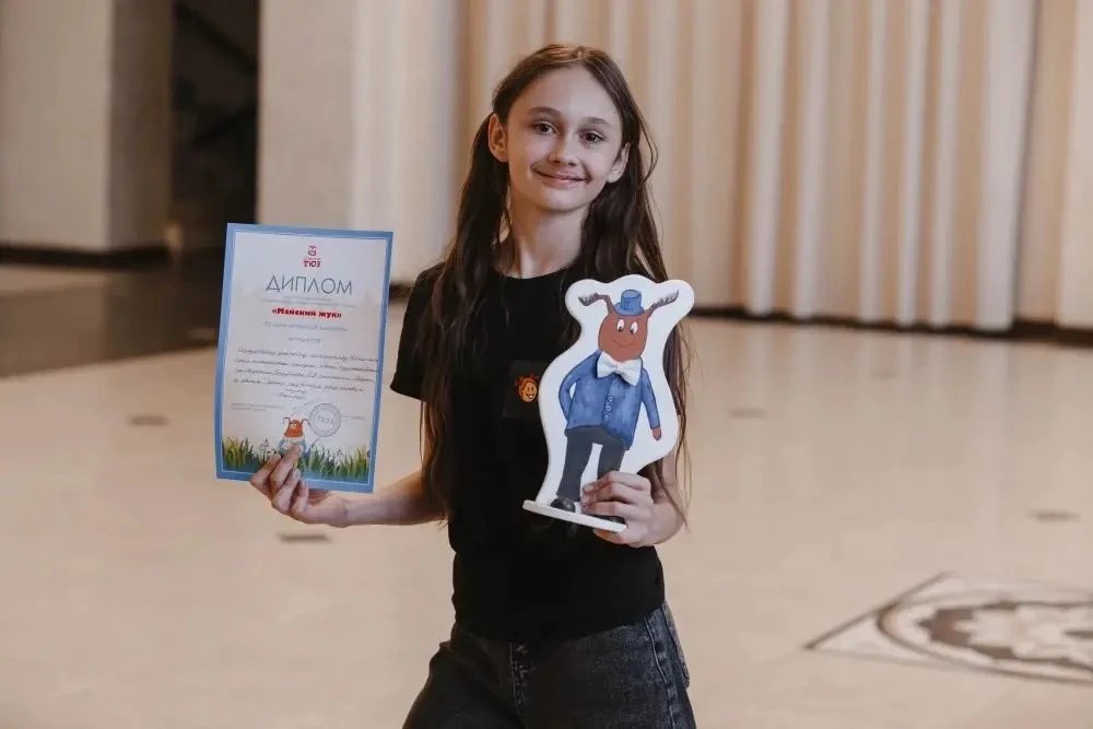 🏆ЛИЧНЫЕ ПОБЕДЫ🏆  🟢Дарья Прибытко, ученица 4"А" класса , в составе коллектива театральной студии "ОКН