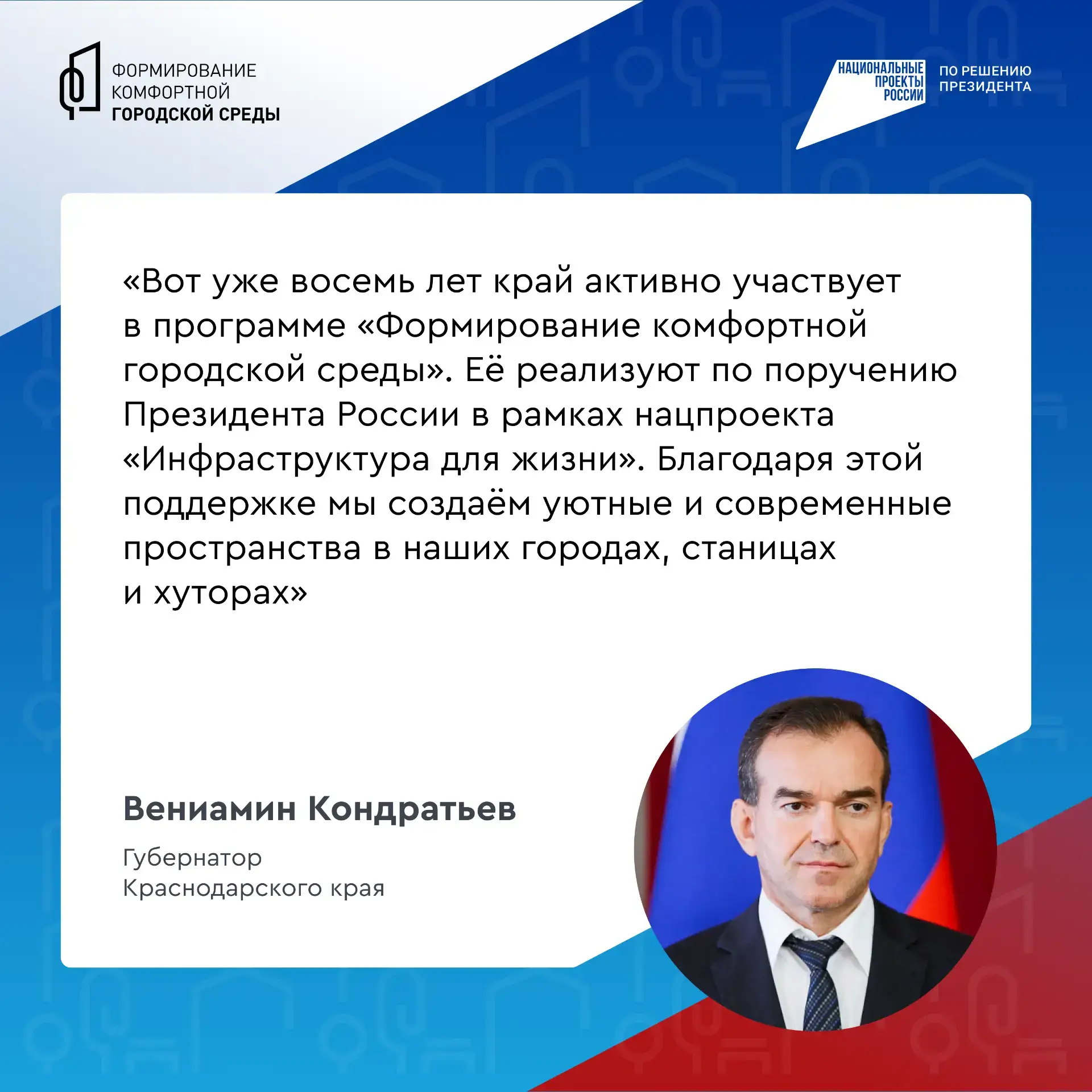 Голосуем за комфорт!  С 21 апреля по 12 июня жители Краснодара могут принять участие во Всероссийско