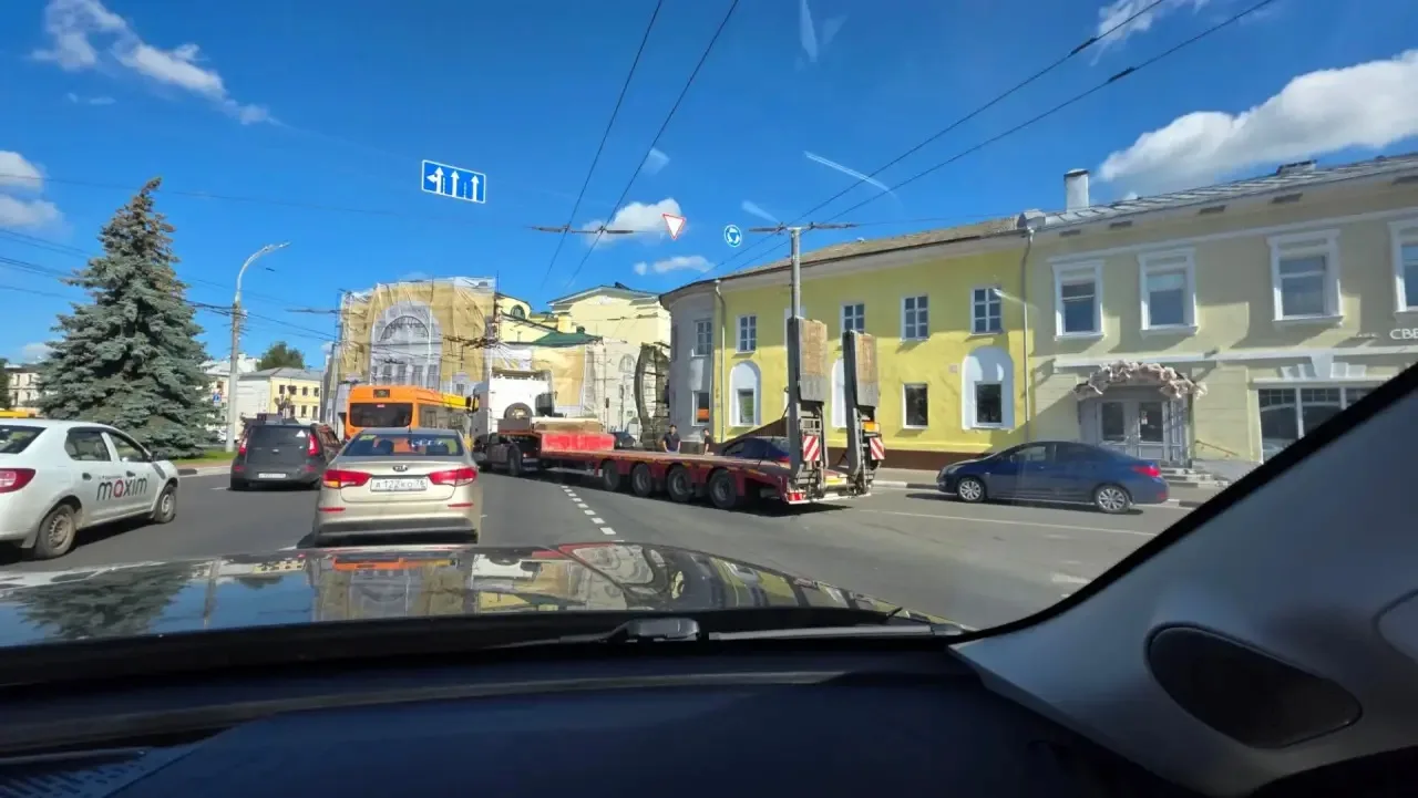 На Первомайской ДТП, троллейбусы стоят