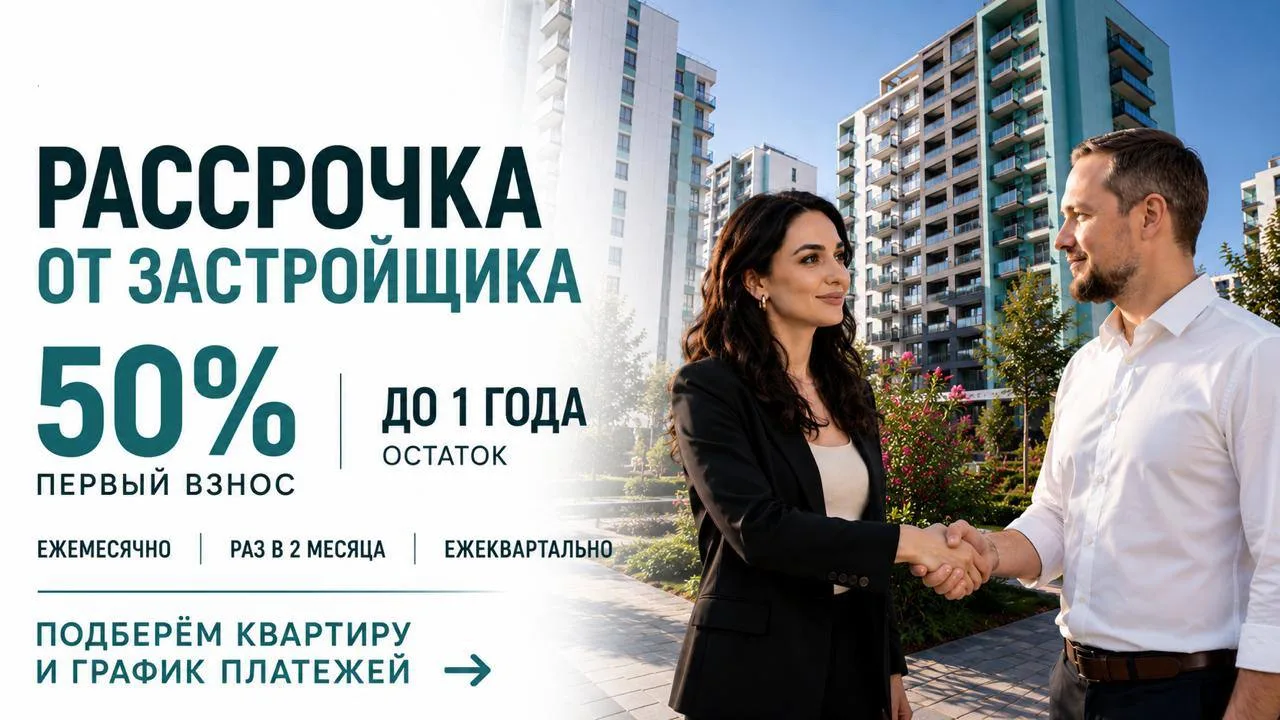РАССРОЧКА ОТ ЗАСТРОЙЩИКА — ЕЩЁ ОДИН АРГУМЕНТ ДЛЯ КЛИЕНТА