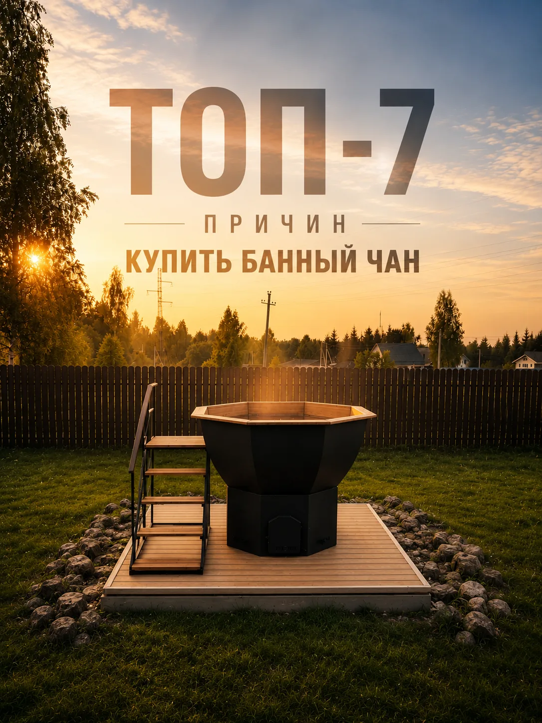 ТОП-7 причин купить банный чан 🔝