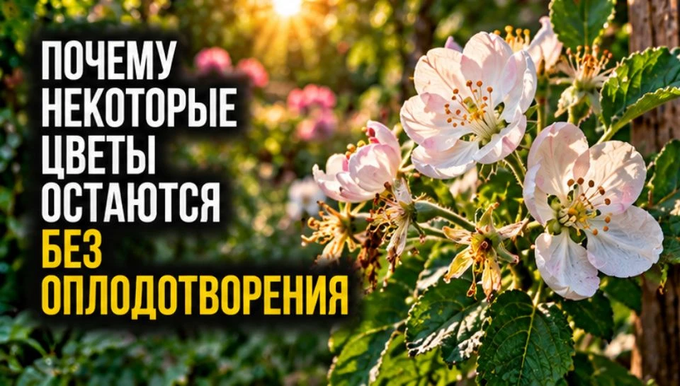 Почему некоторые цветы остаются без оплодотворения