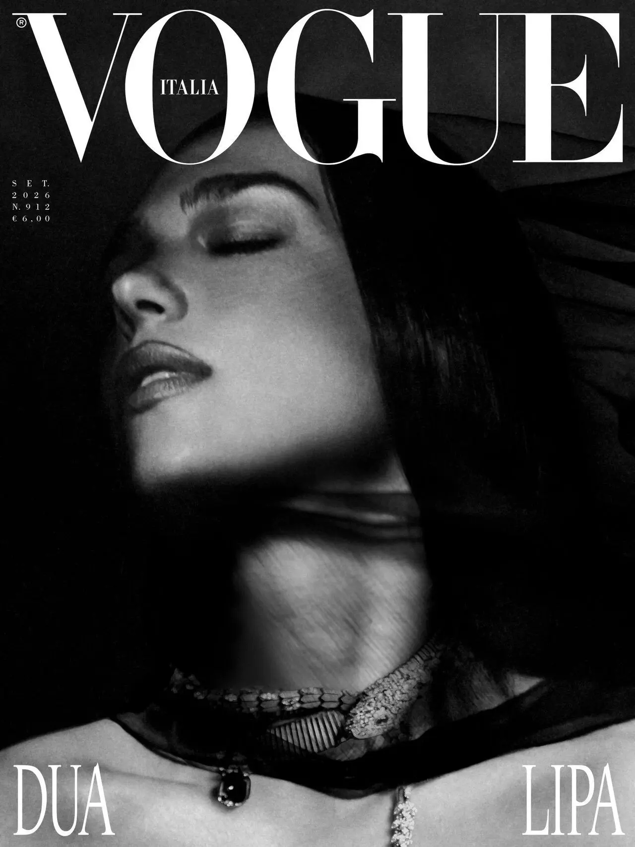 Дуа Липа в итальянском Vogue зa сентябрь 2026 г, фото Карлина Джейкобса. Потрясающая съ...