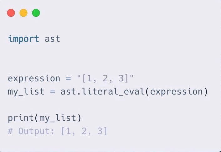Вычисление выражений Python