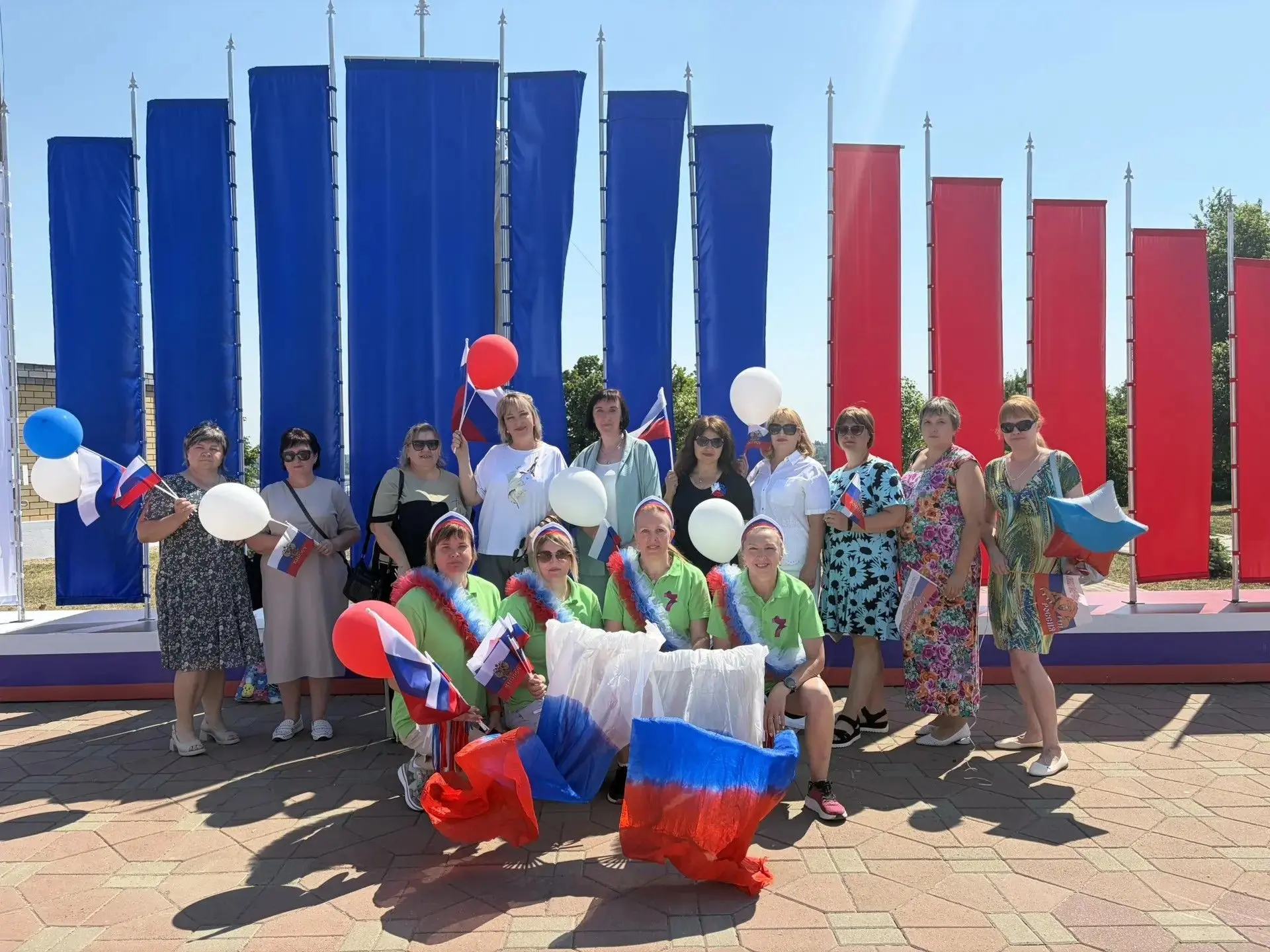 12 июня, в главный государственный праздник нашей страны, коллектив МАДОУ д/с №7 г. Лебедянь принял 