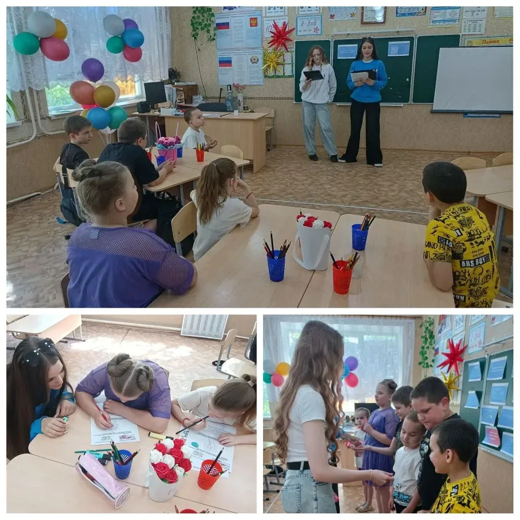 Сегодня в пришкольной тематической площадке "Дружба", на базе ГБОУ ЛНР "СШ #2", прошёл День професси