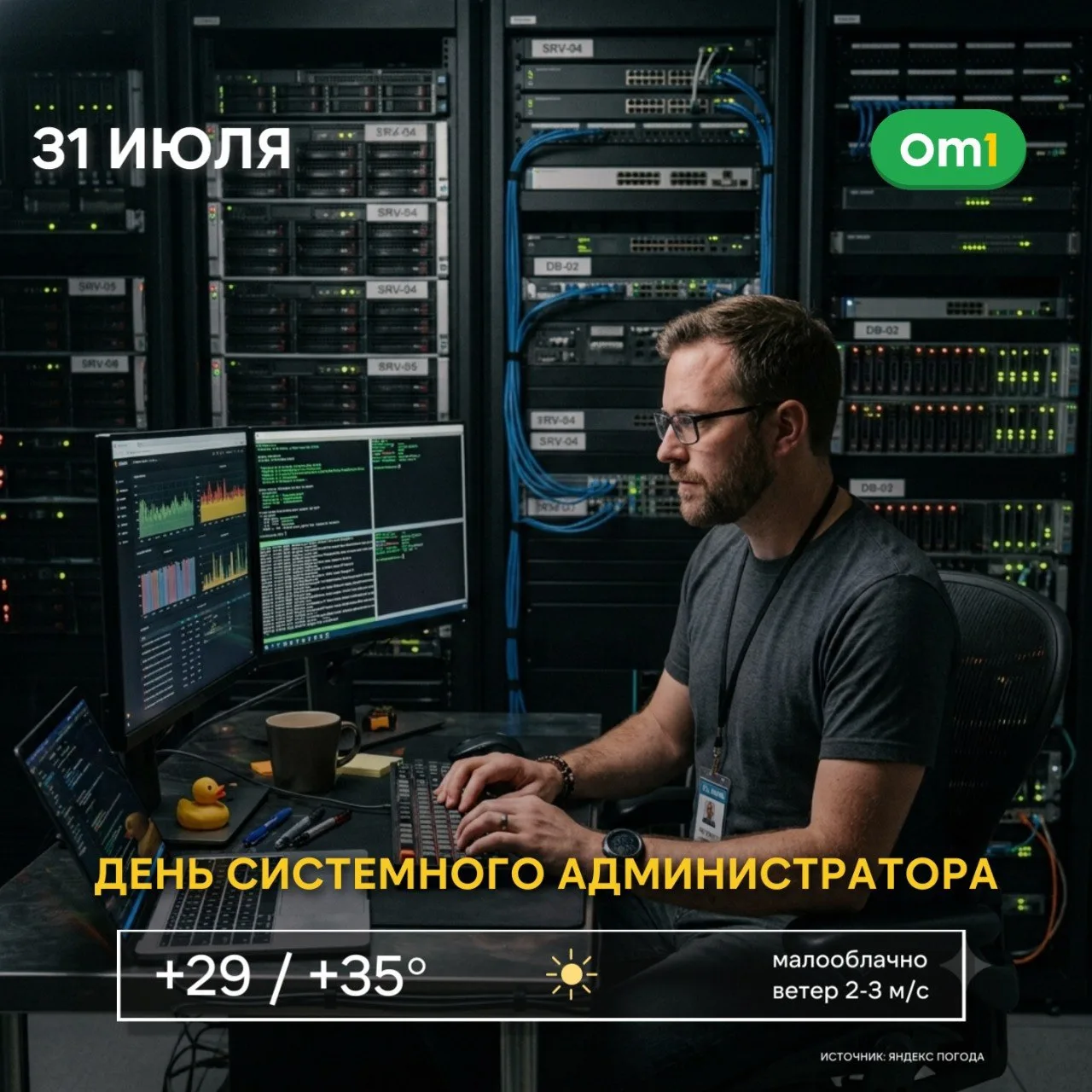 🛜 Сегодня — День системного администратора