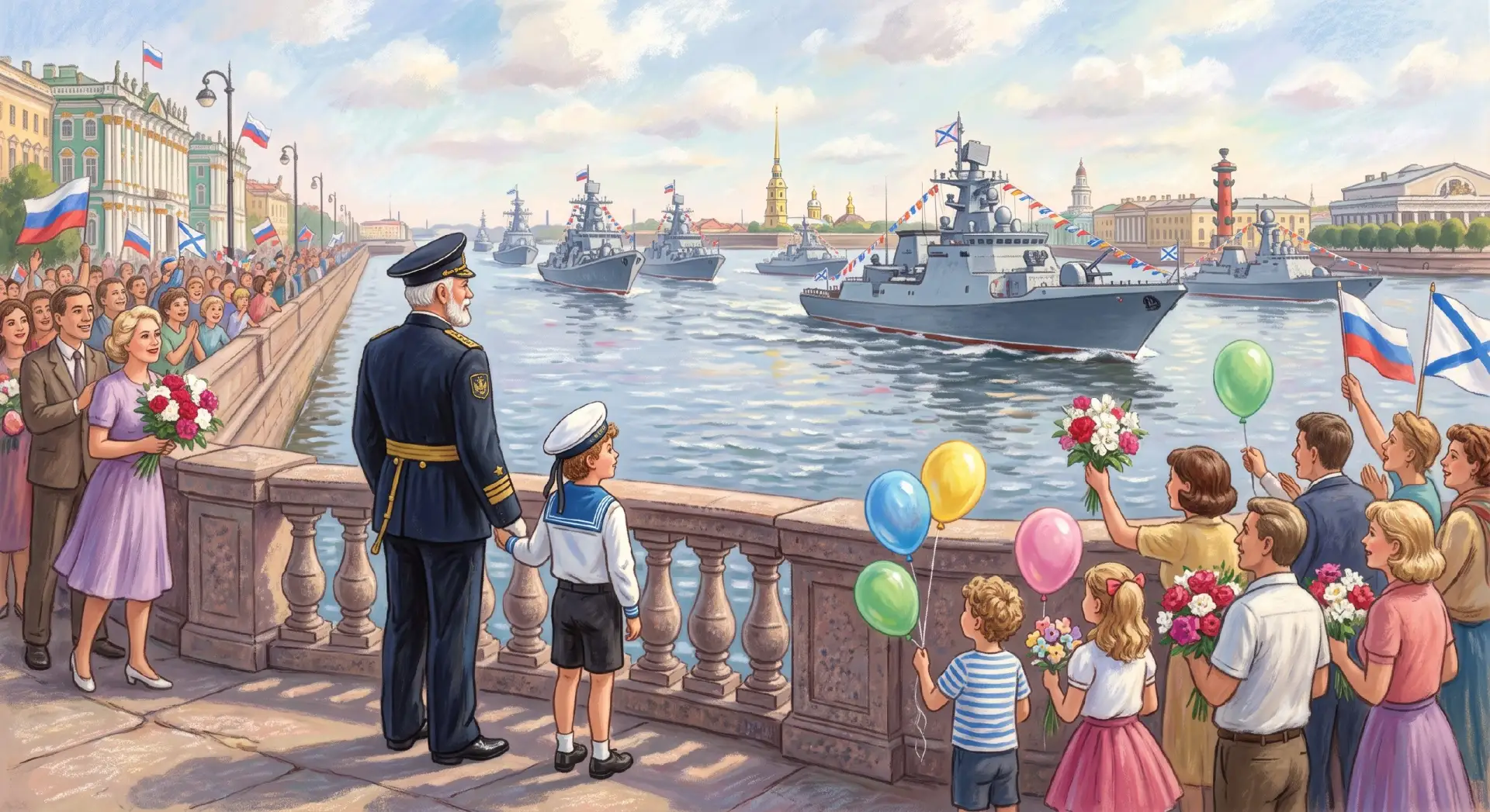 Сегодня - День Военно-морского флота России⚓️  

Кто в детстве не мечтал стать капитаном? «Двадцать 