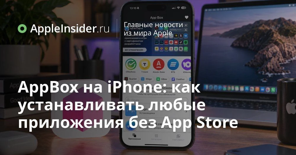 Как установить приложения на iPhone без App Store через App Box и сертификат разработчика