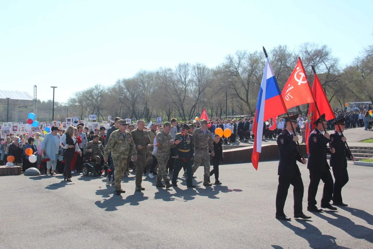 🇷🇺 9 мая в селе Краснотуранск состоялся митинг, посвященный 81-й годовщине Победы в Великой Отечеств