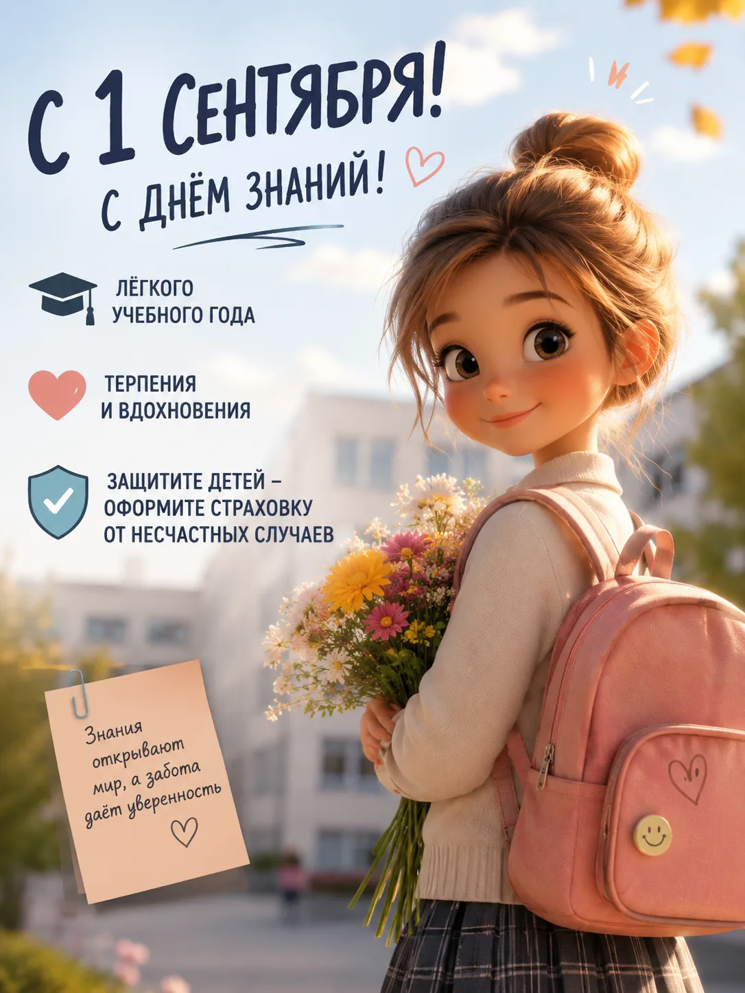 📚 С 1 сентября! С Днём знаний!