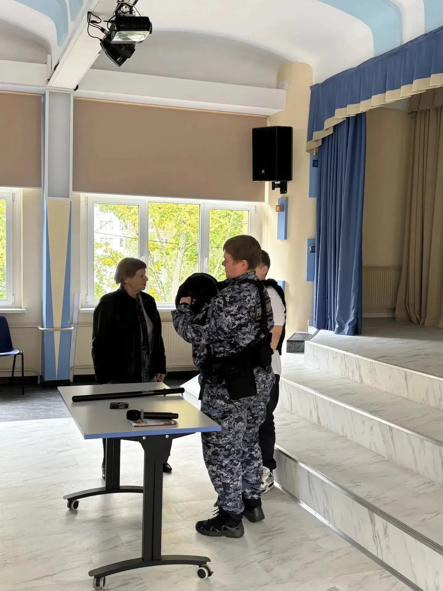 🎓 Профориентационная встреча с представителем Росгвардии