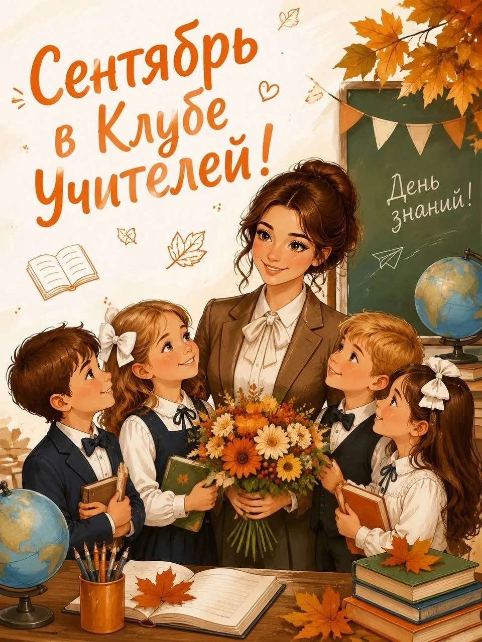 В Клубе учителей открывается новый месяц - СЕНТЯБРЬ!