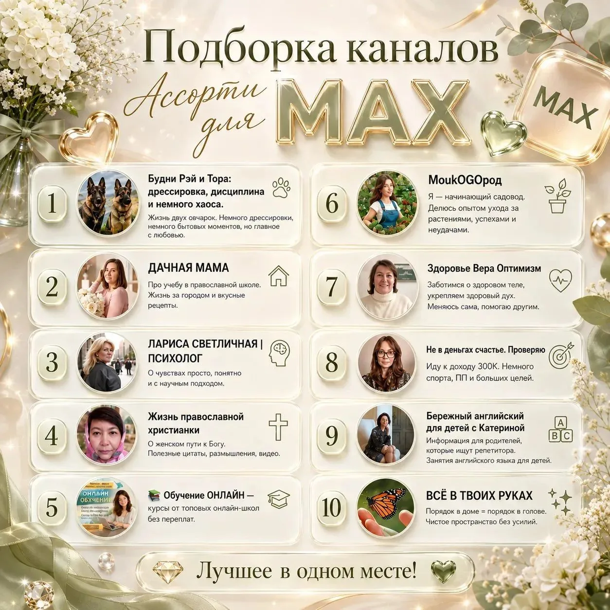 Лучшее в одном месте. Мои любимые каналы.