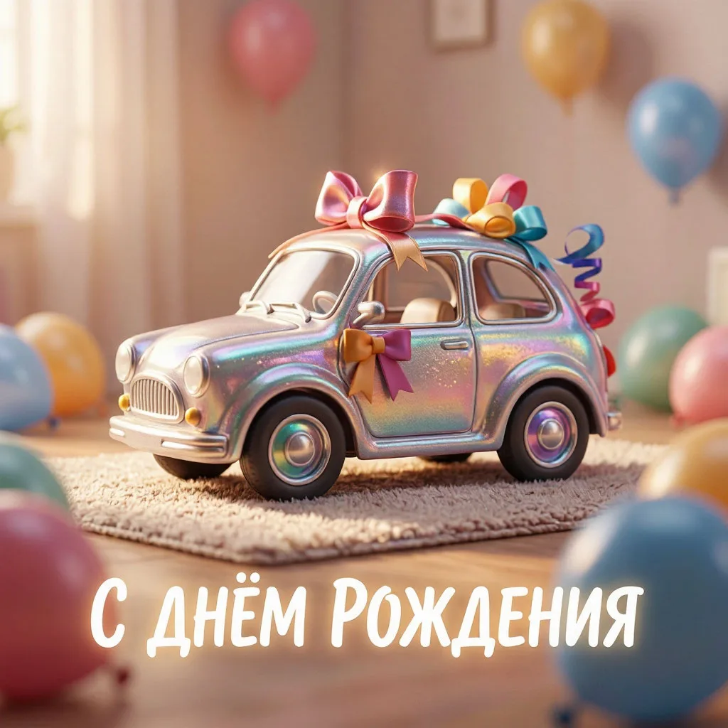 🧊🚗📘С днем рождения