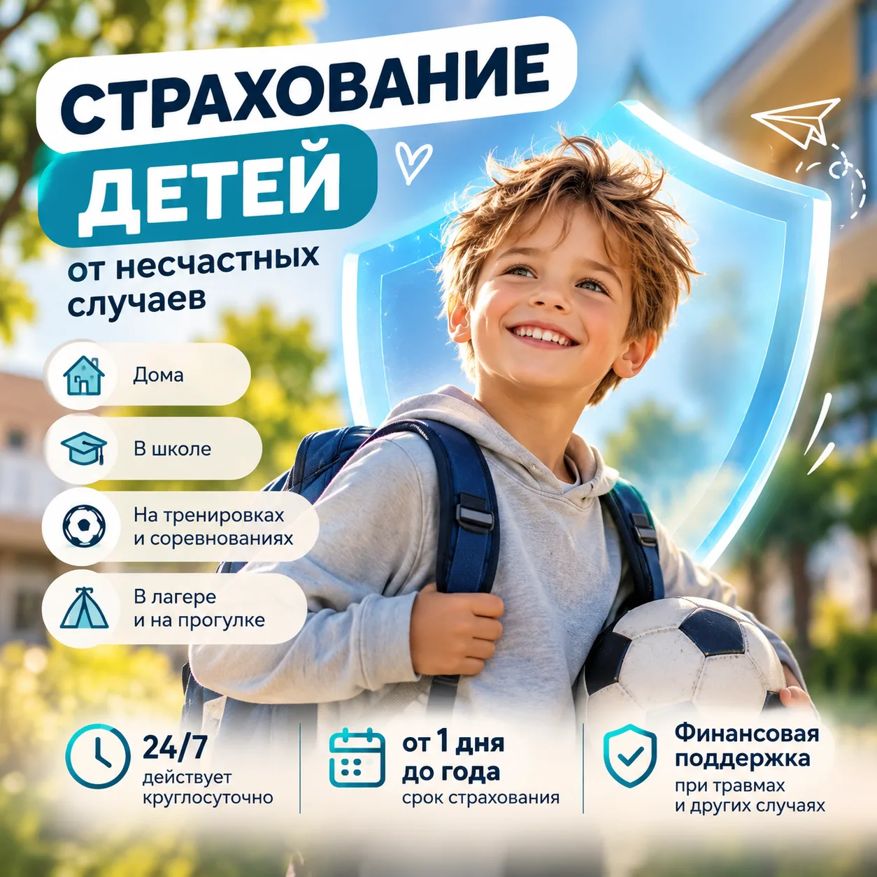 🧒 Защитим самое важное — наших детей ❤️