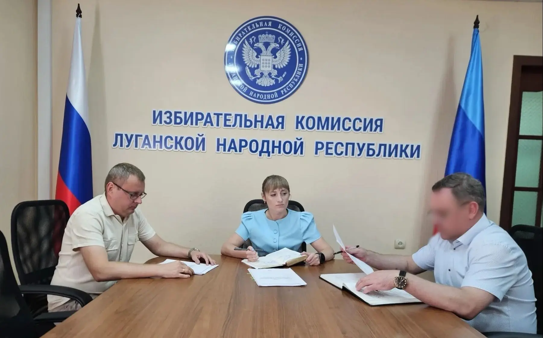 Состоялась рабочая встреча руководства УФСИН России по ЛНР и Председателя Избирательной комиссии ЛНР