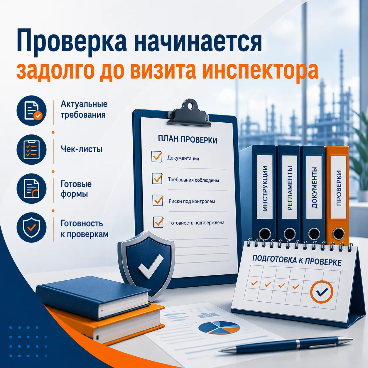 🛡 Лучший способ подготовиться к проверке — не начинать подготовку за три дня до неё